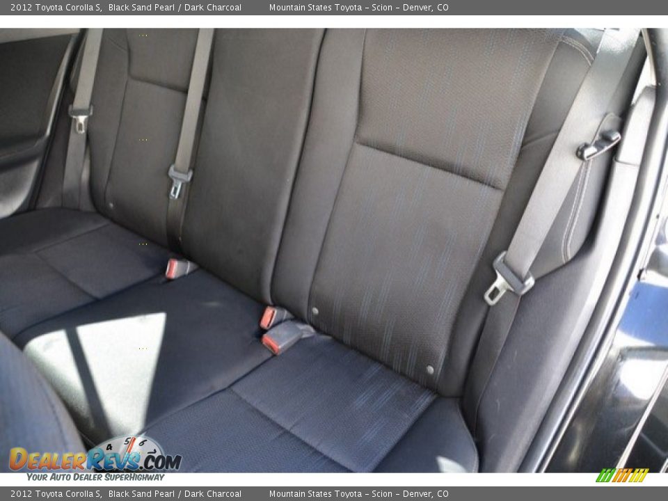 2012 Toyota Corolla S Black Sand Pearl / Dark Charcoal Photo #22