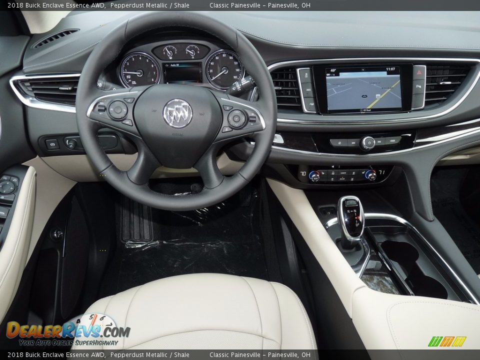 2018 Buick Enclave Essence AWD Pepperdust Metallic / Shale Photo #9