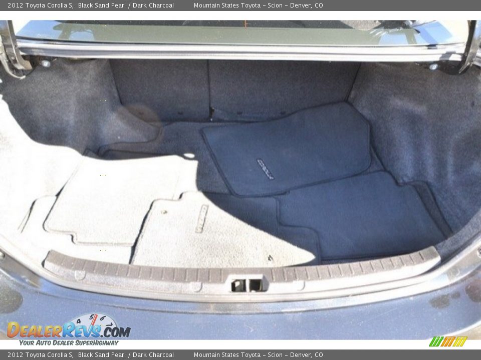 2012 Toyota Corolla S Black Sand Pearl / Dark Charcoal Photo #26