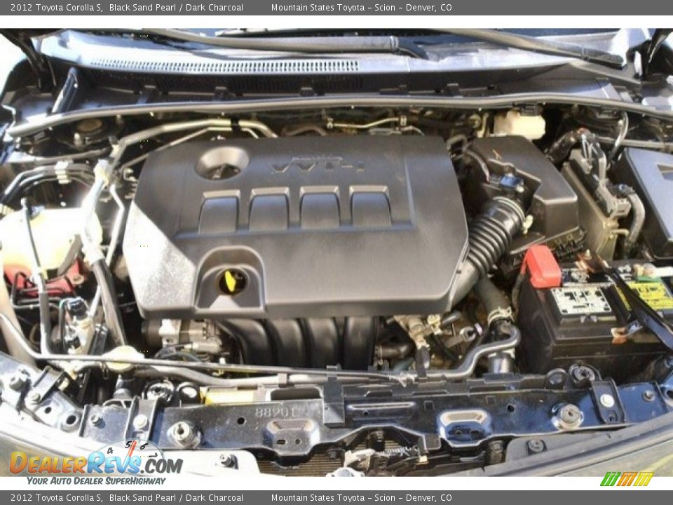 2012 Toyota Corolla S Black Sand Pearl / Dark Charcoal Photo #27