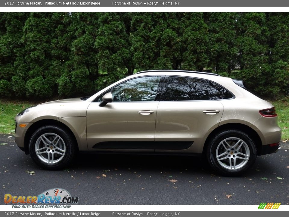 2017 Porsche Macan Palladium Metallic / Luxor Beige Photo #3