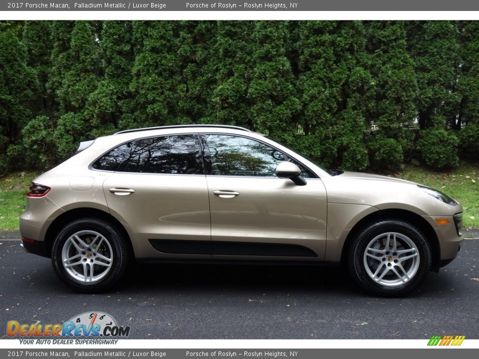 2017 Porsche Macan Palladium Metallic / Luxor Beige Photo #7