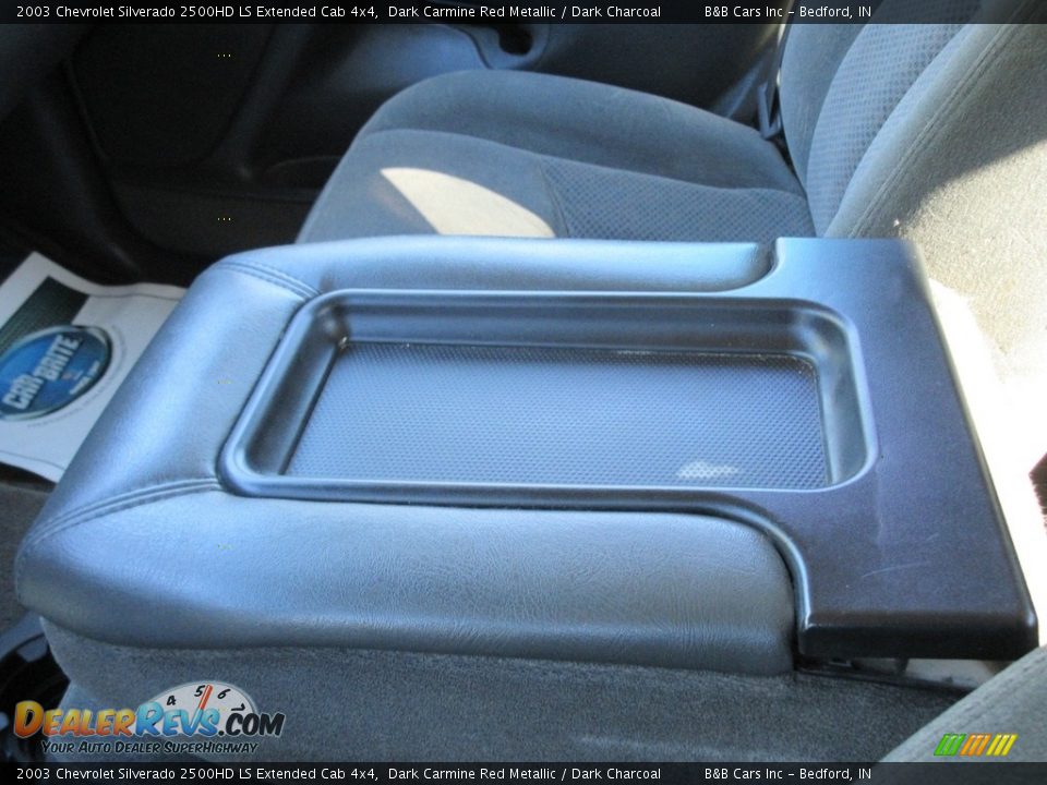 2003 Chevrolet Silverado 2500HD LS Extended Cab 4x4 Dark Carmine Red Metallic / Dark Charcoal Photo #32