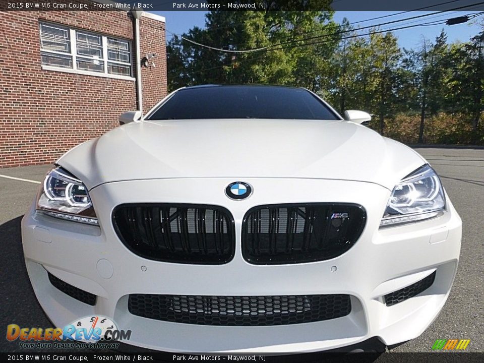 2015 BMW M6 Gran Coupe Frozen White / Black Photo #9