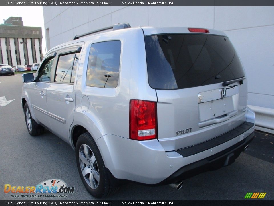 2015 Honda Pilot Touring 4WD Alabaster Silver Metallic / Black Photo #3