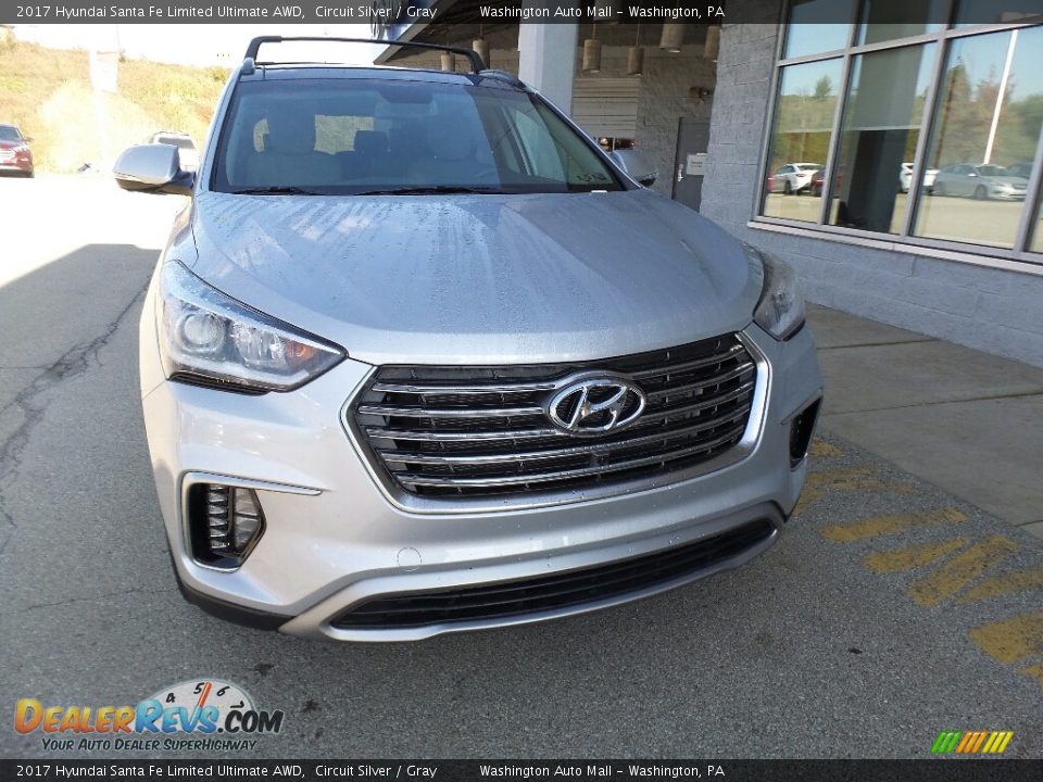 2017 Hyundai Santa Fe Limited Ultimate AWD Circuit Silver / Gray Photo #3