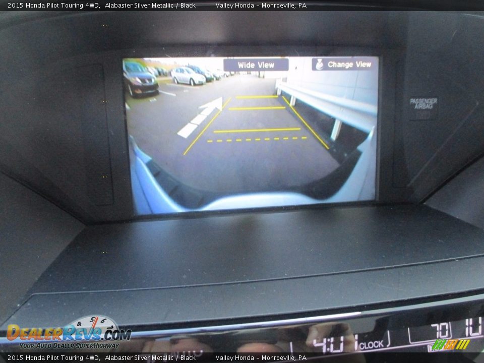 2015 Honda Pilot Touring 4WD Alabaster Silver Metallic / Black Photo #18