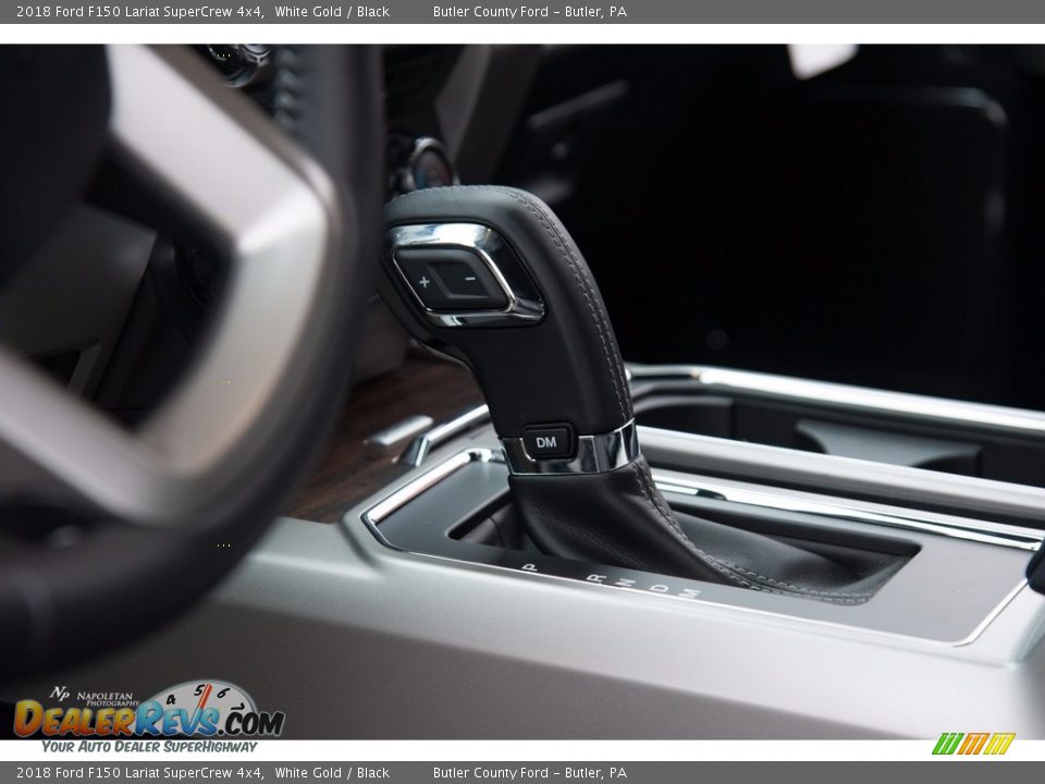 2018 Ford F150 Lariat SuperCrew 4x4 White Gold / Black Photo #8