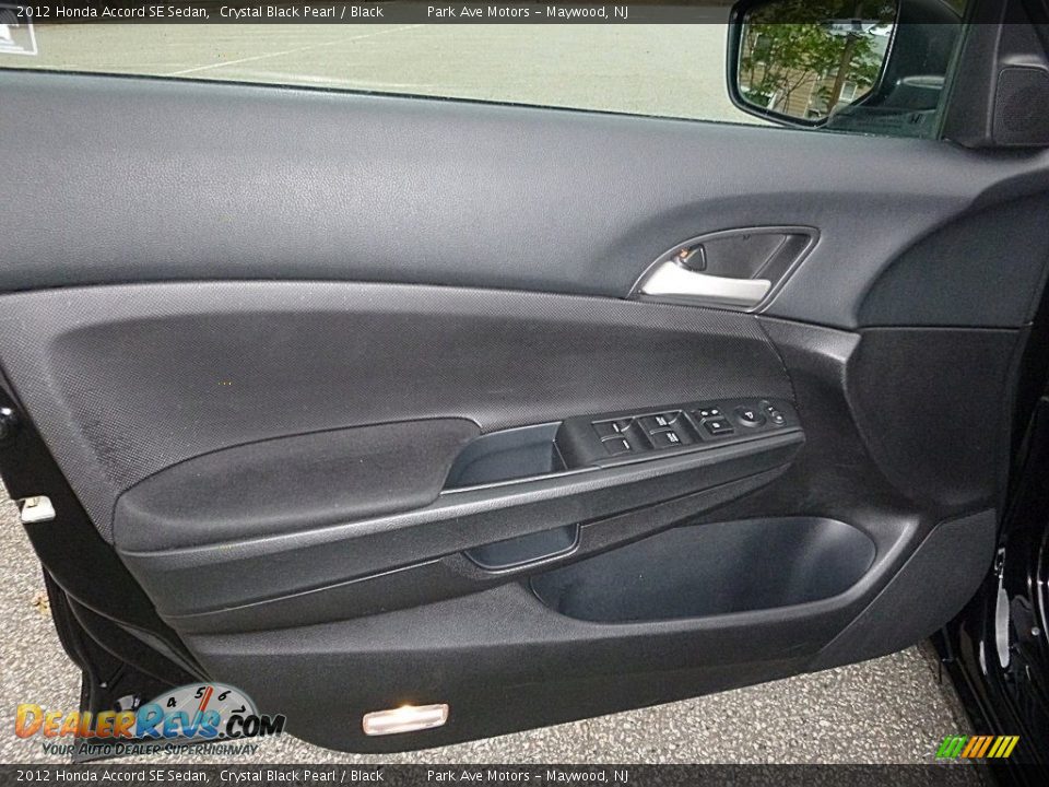 2012 Honda Accord SE Sedan Crystal Black Pearl / Black Photo #10
