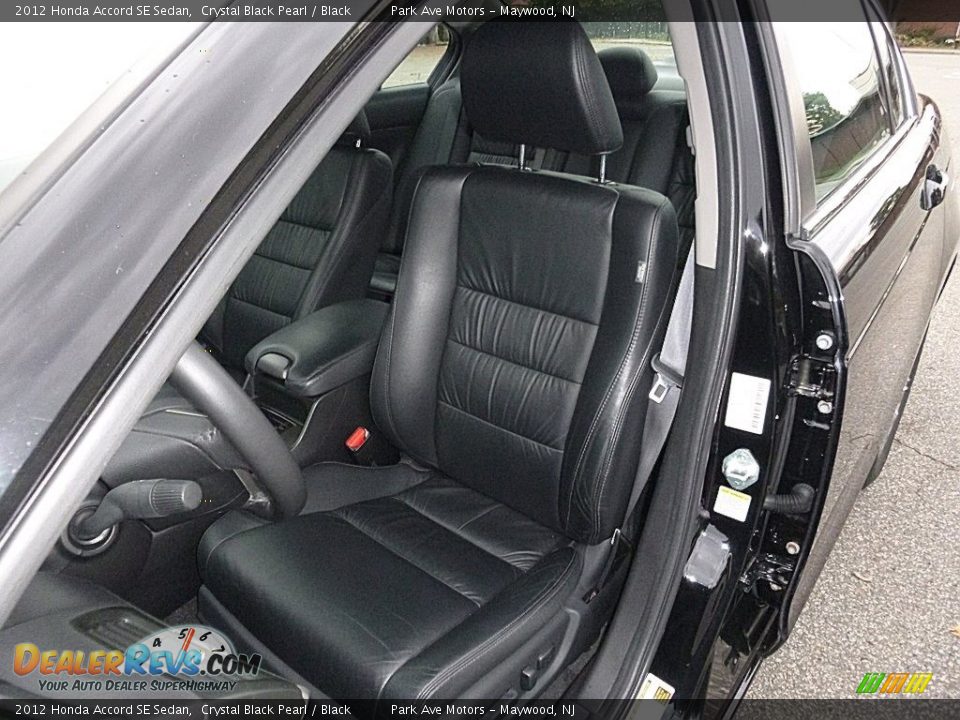 2012 Honda Accord SE Sedan Crystal Black Pearl / Black Photo #11