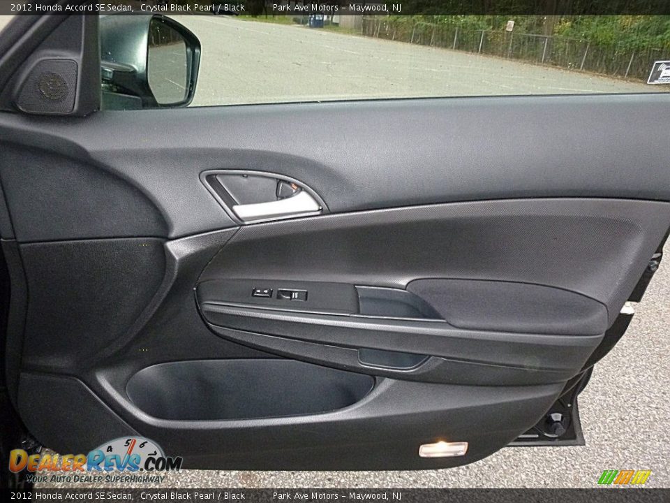 2012 Honda Accord SE Sedan Crystal Black Pearl / Black Photo #18