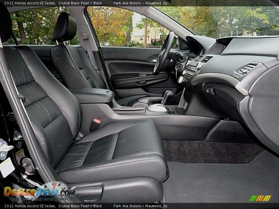 2012 Honda Accord SE Sedan Crystal Black Pearl / Black Photo #21