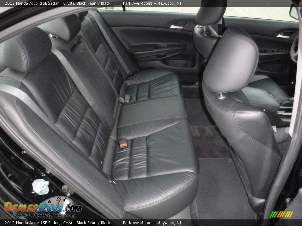 2012 Honda Accord SE Sedan Crystal Black Pearl / Black Photo #24