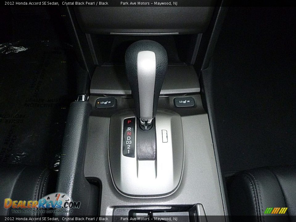 2012 Honda Accord SE Sedan Crystal Black Pearl / Black Photo #31