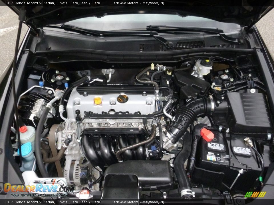 2012 Honda Accord SE Sedan Crystal Black Pearl / Black Photo #33
