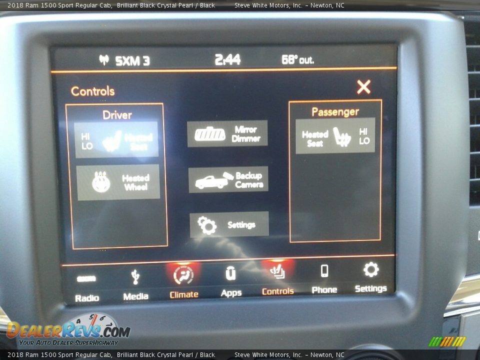 Controls of 2018 Ram 1500 Sport Regular Cab Photo #24