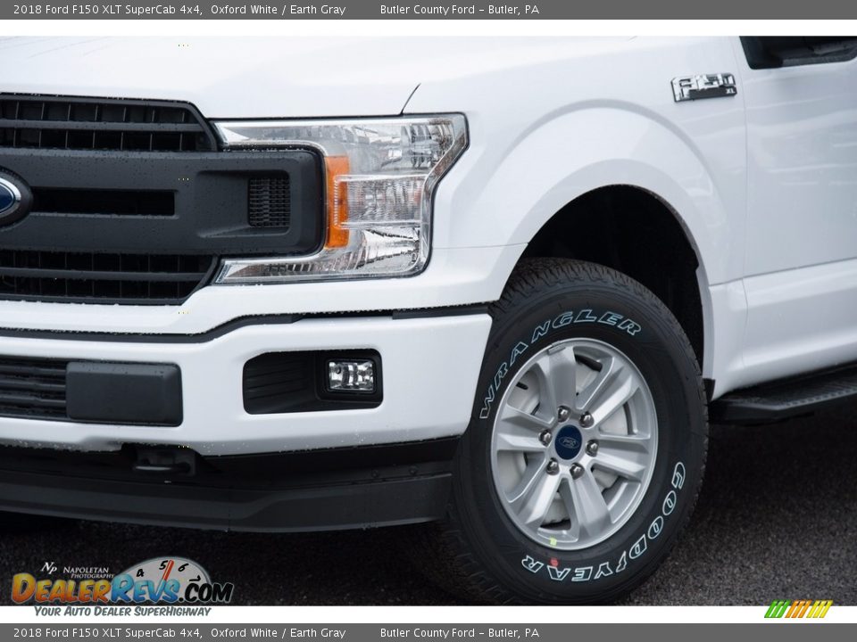 2018 Ford F150 XLT SuperCab 4x4 Oxford White / Earth Gray Photo #2