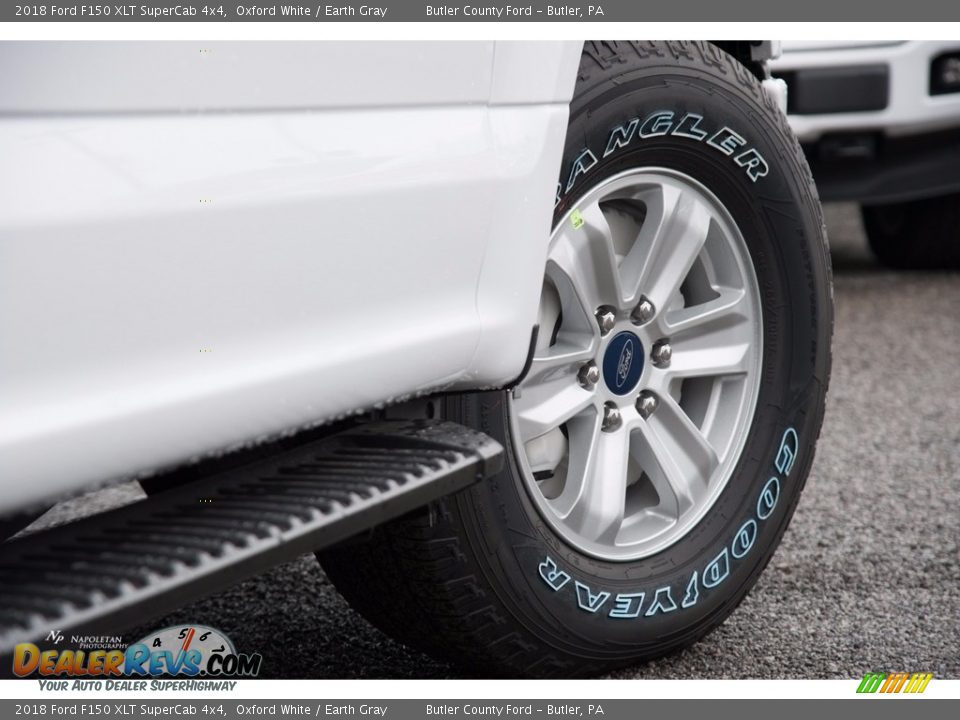 2018 Ford F150 XLT SuperCab 4x4 Oxford White / Earth Gray Photo #4