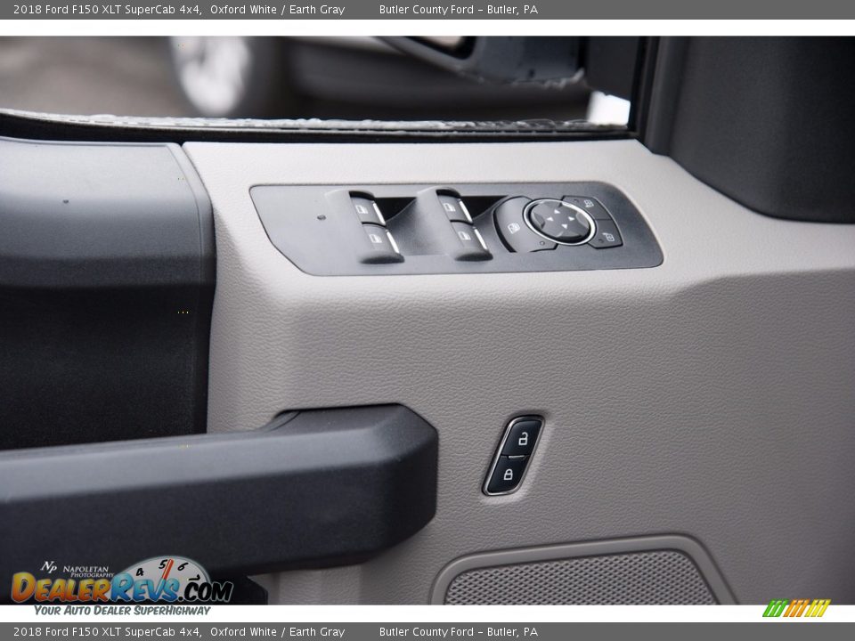2018 Ford F150 XLT SuperCab 4x4 Oxford White / Earth Gray Photo #7