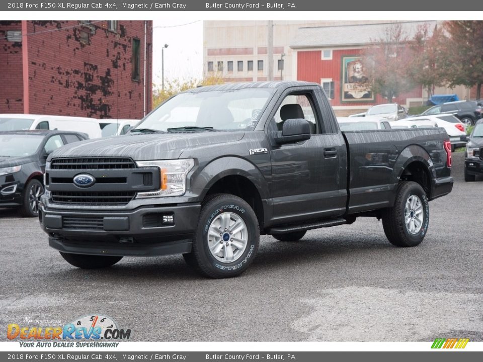2018 Ford F150 XL Regular Cab 4x4 Magnetic / Earth Gray Photo #1