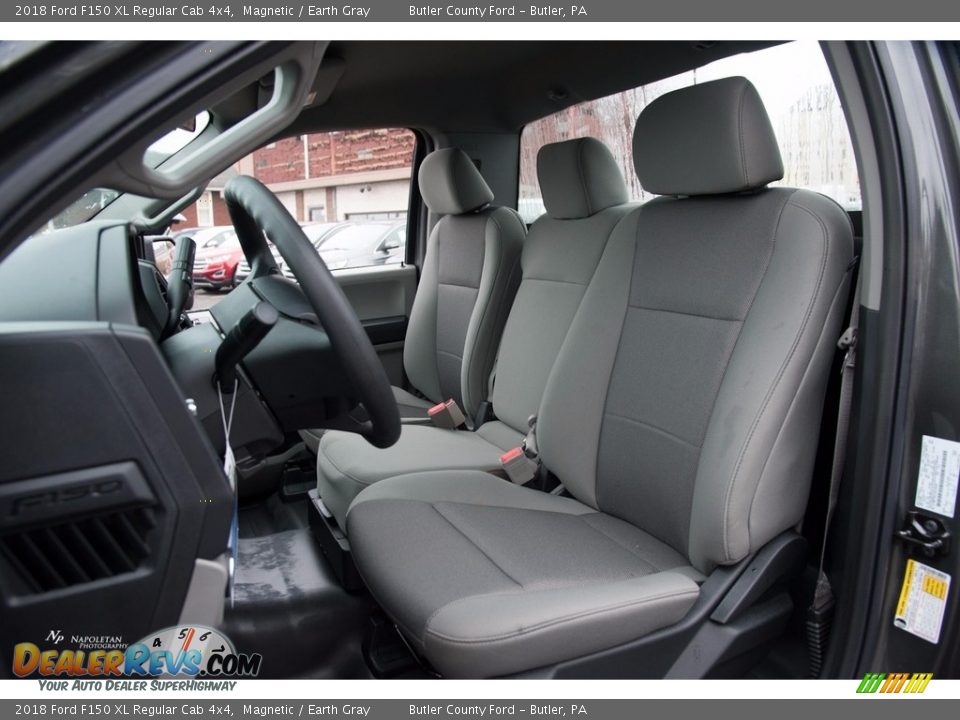 2018 Ford F150 XL Regular Cab 4x4 Magnetic / Earth Gray Photo #8