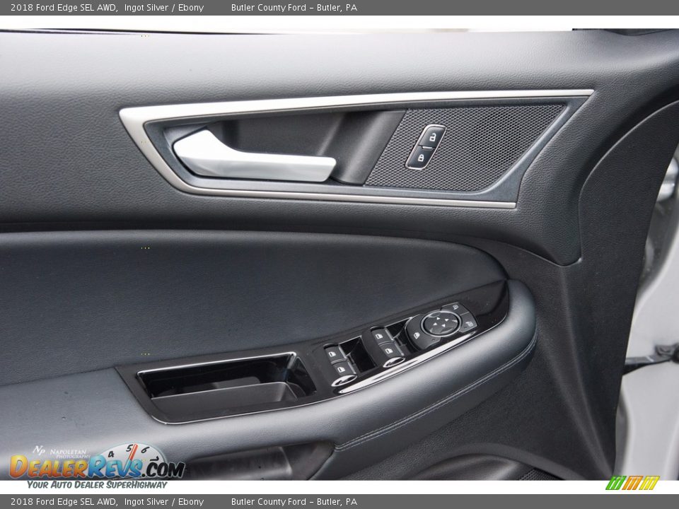 2018 Ford Edge SEL AWD Ingot Silver / Ebony Photo #5