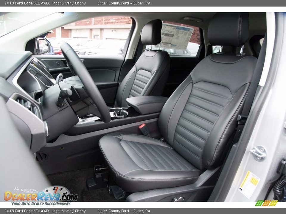 2018 Ford Edge SEL AWD Ingot Silver / Ebony Photo #7