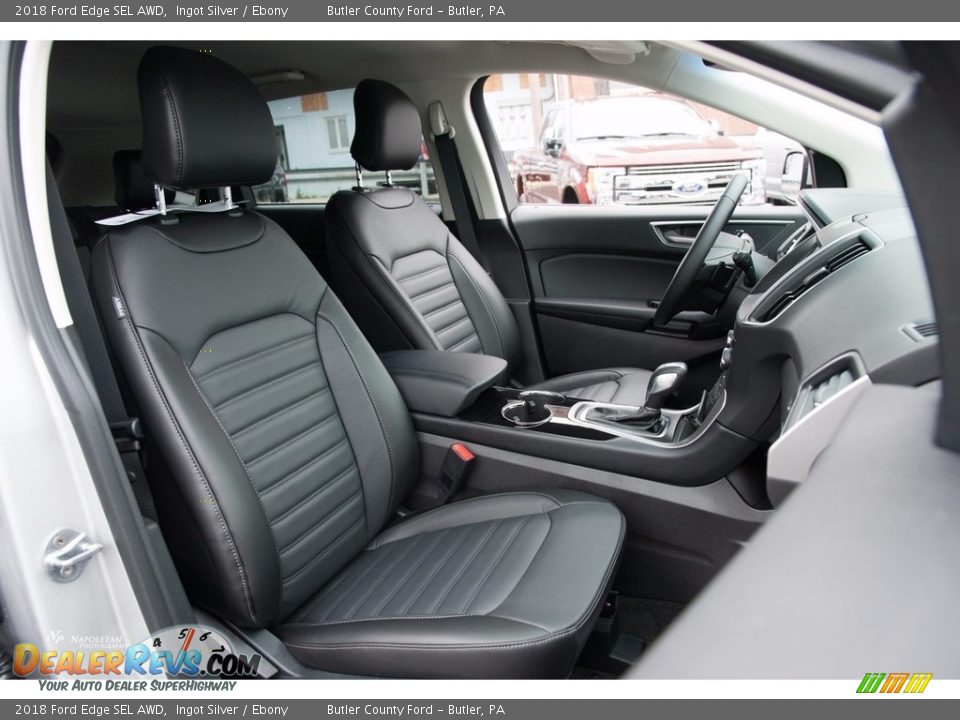 2018 Ford Edge SEL AWD Ingot Silver / Ebony Photo #8