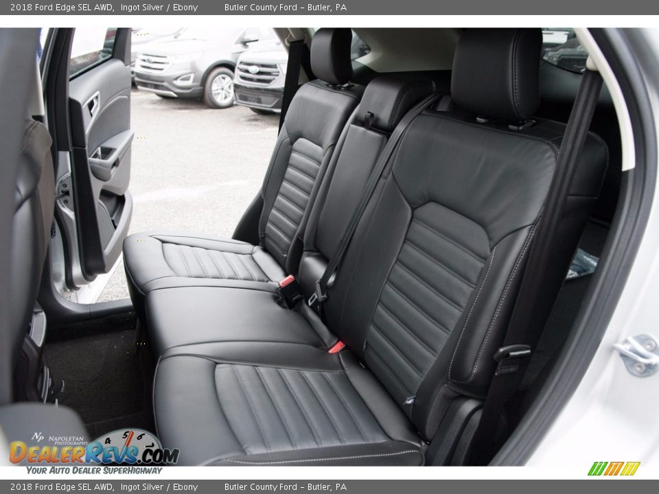 2018 Ford Edge SEL AWD Ingot Silver / Ebony Photo #11