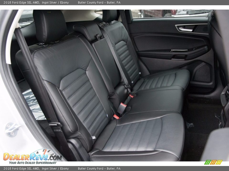 2018 Ford Edge SEL AWD Ingot Silver / Ebony Photo #12