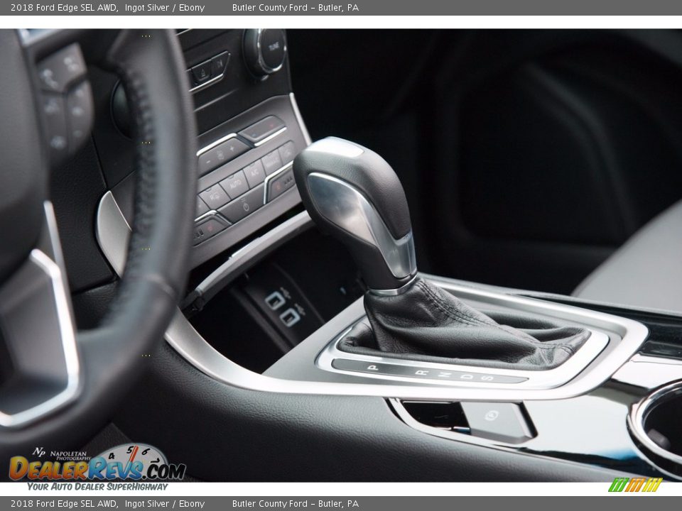 2018 Ford Edge SEL AWD Ingot Silver / Ebony Photo #13