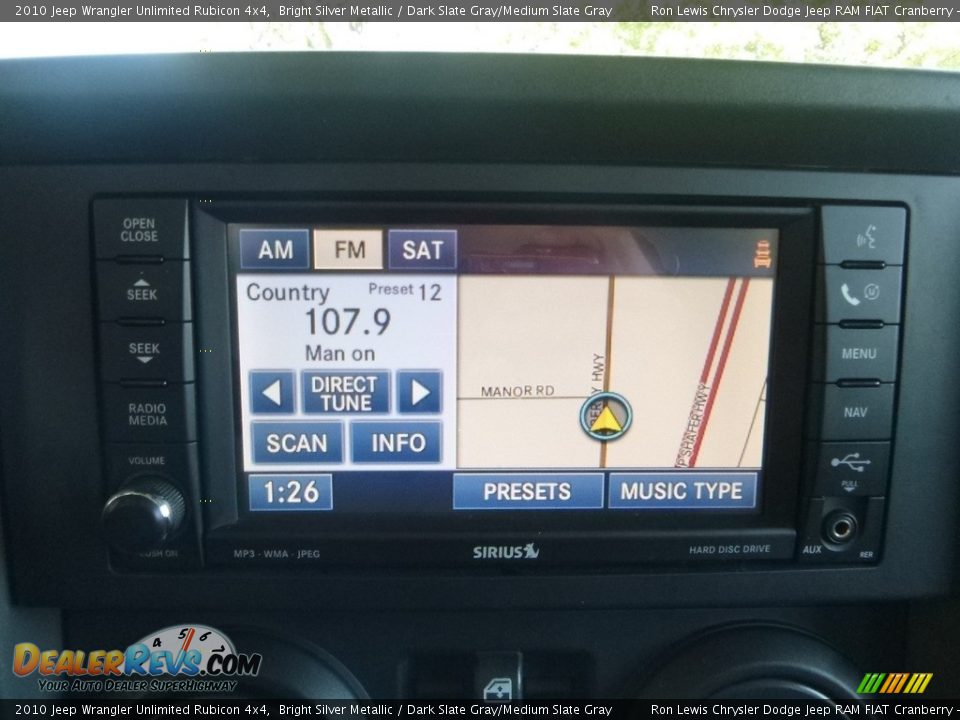 2010 Jeep Wrangler Unlimited Rubicon 4x4 Bright Silver Metallic / Dark Slate Gray/Medium Slate Gray Photo #17