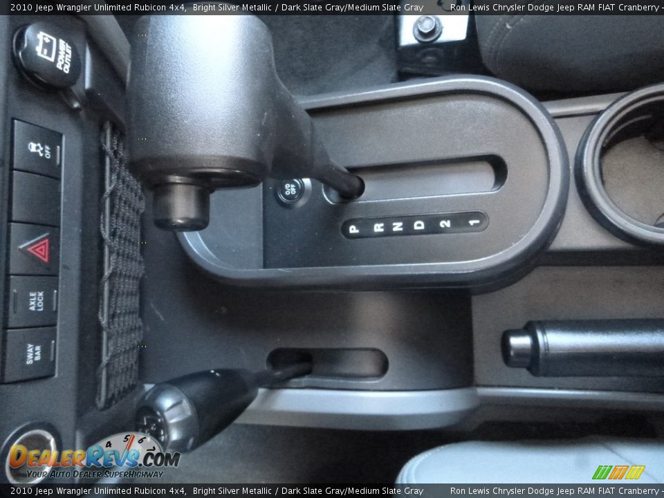 2010 Jeep Wrangler Unlimited Rubicon 4x4 Bright Silver Metallic / Dark Slate Gray/Medium Slate Gray Photo #20