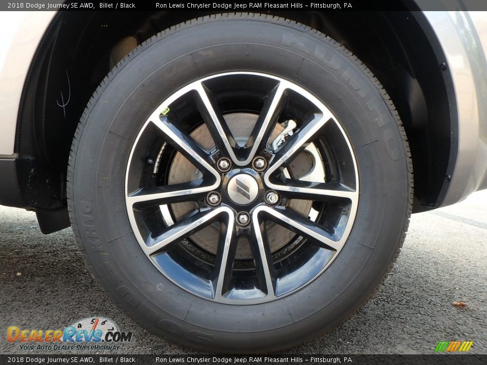 2018 Dodge Journey SE AWD Billet / Black Photo #9