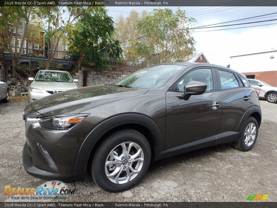 Front 3/4 View of 2018 Mazda CX-3 Sport AWD Photo #4