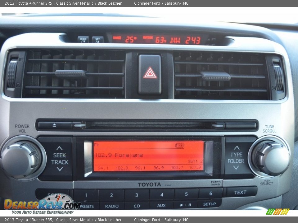 2013 Toyota 4Runner SR5 Classic Silver Metallic / Black Leather Photo #18