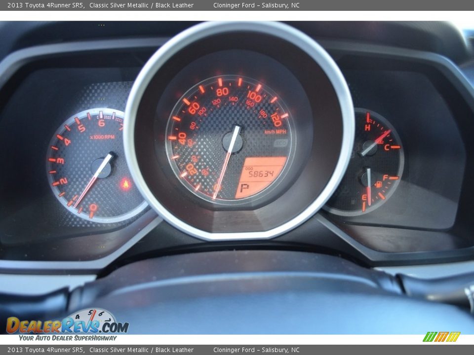 2013 Toyota 4Runner SR5 Classic Silver Metallic / Black Leather Photo #22