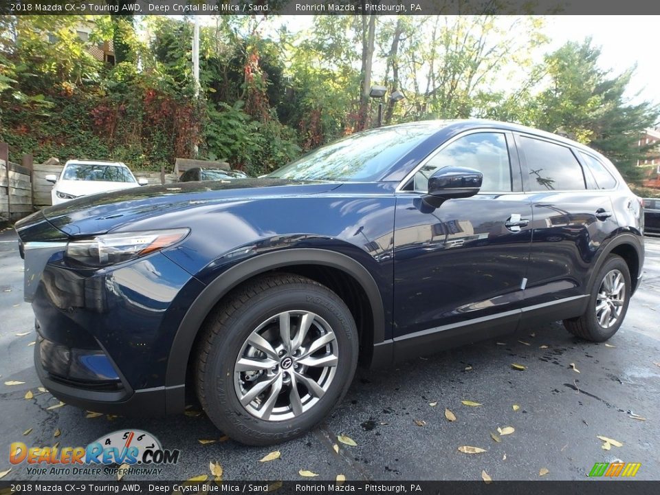 Front 3/4 View of 2018 Mazda CX-9 Touring AWD Photo #4