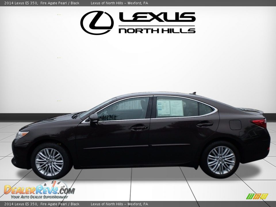 2014 Lexus ES 350 Fire Agate Pearl / Black Photo #3