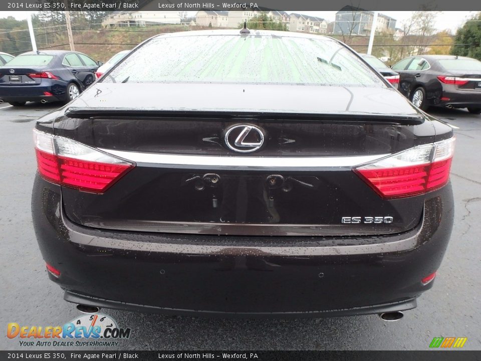 2014 Lexus ES 350 Fire Agate Pearl / Black Photo #6