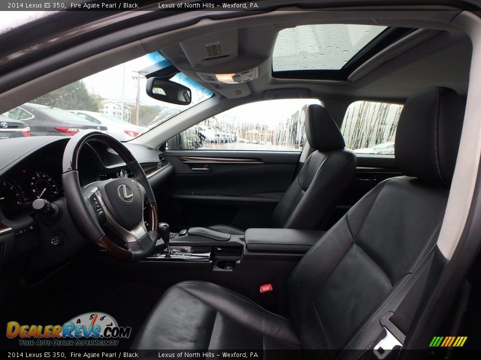 2014 Lexus ES 350 Fire Agate Pearl / Black Photo #7