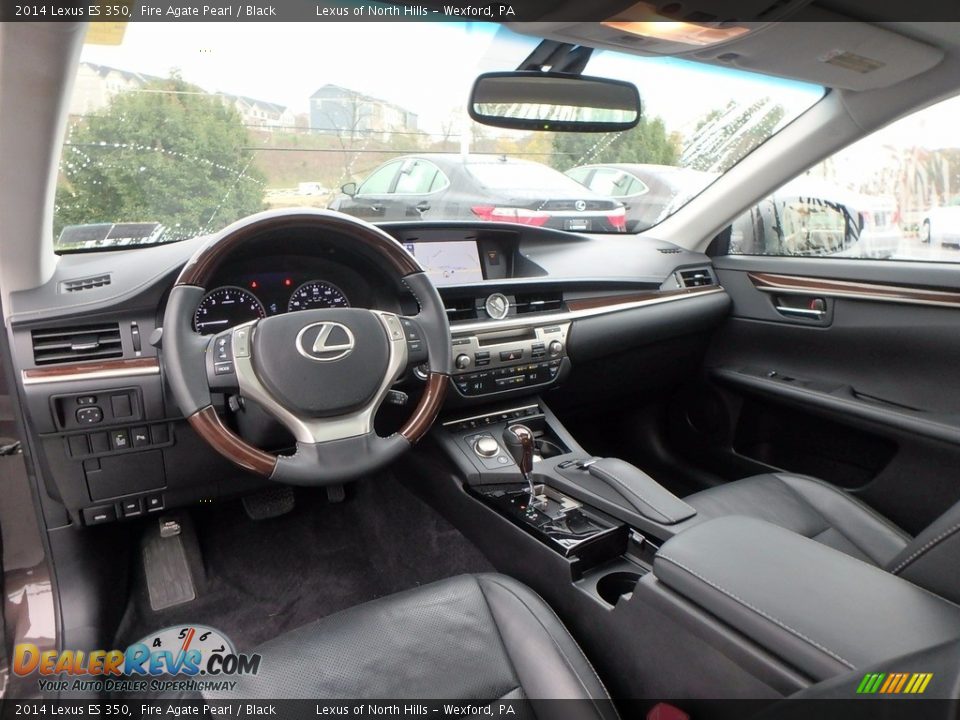 2014 Lexus ES 350 Fire Agate Pearl / Black Photo #9