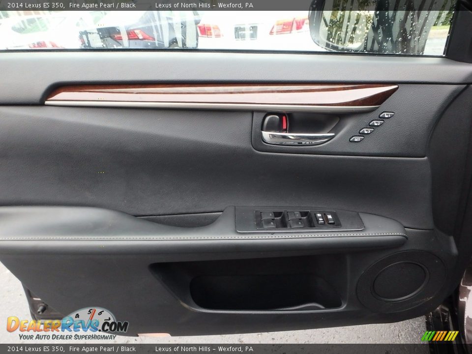 2014 Lexus ES 350 Fire Agate Pearl / Black Photo #10