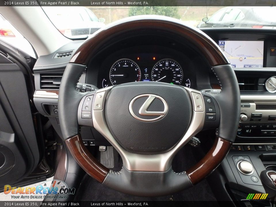 2014 Lexus ES 350 Fire Agate Pearl / Black Photo #15