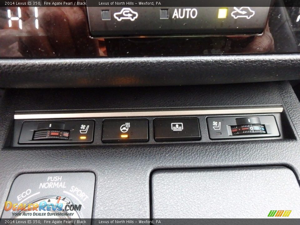 2014 Lexus ES 350 Fire Agate Pearl / Black Photo #18