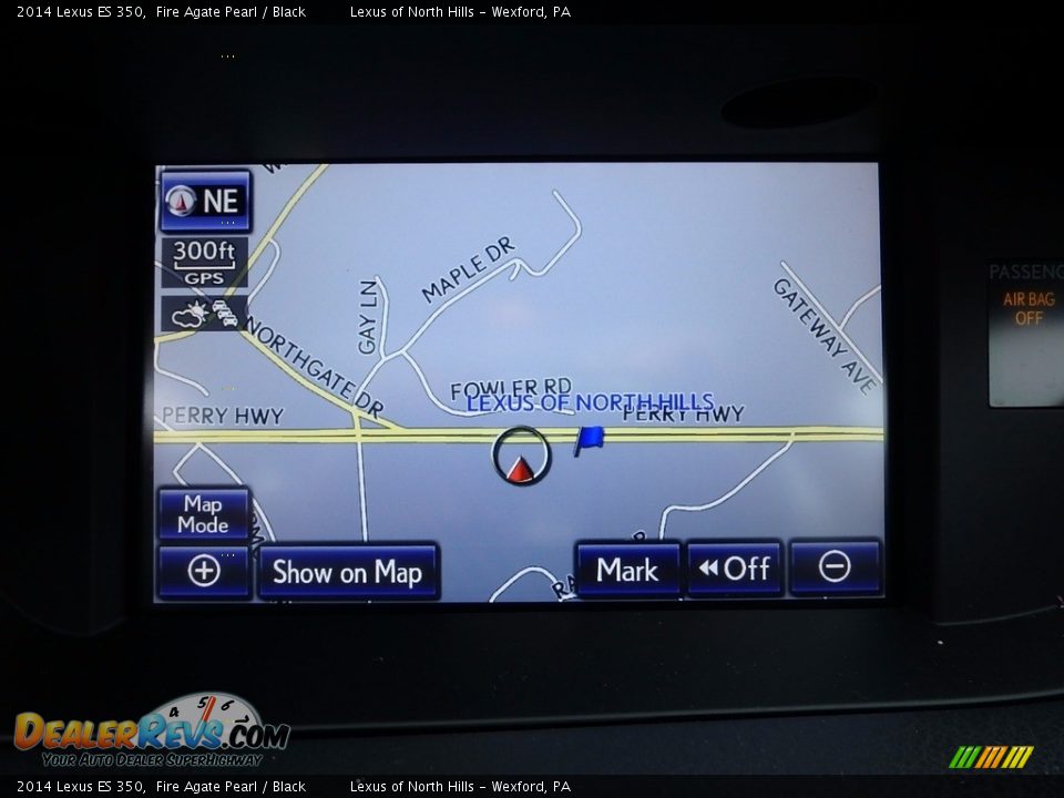 2014 Lexus ES 350 Fire Agate Pearl / Black Photo #20