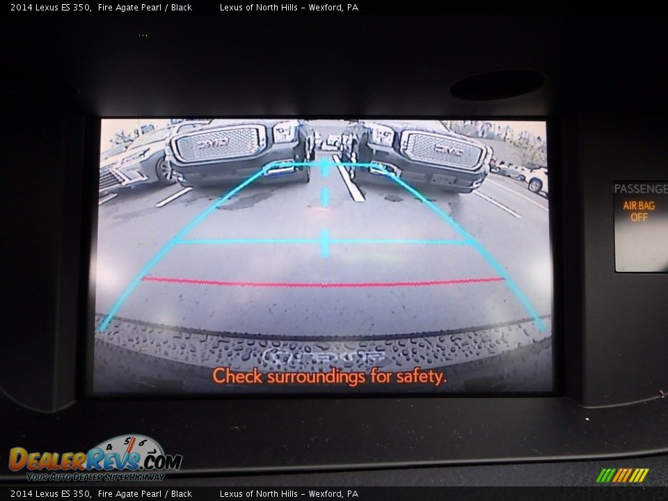 2014 Lexus ES 350 Fire Agate Pearl / Black Photo #21
