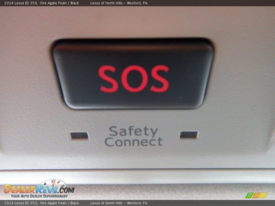 2014 Lexus ES 350 Fire Agate Pearl / Black Photo #22