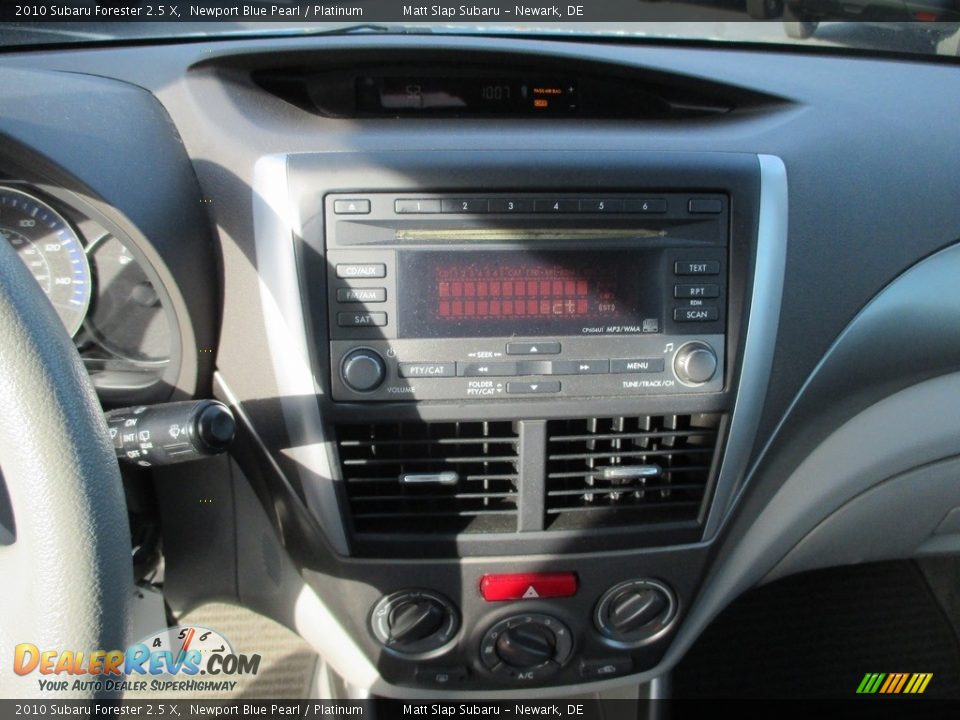 2010 Subaru Forester 2.5 X Newport Blue Pearl / Platinum Photo #24