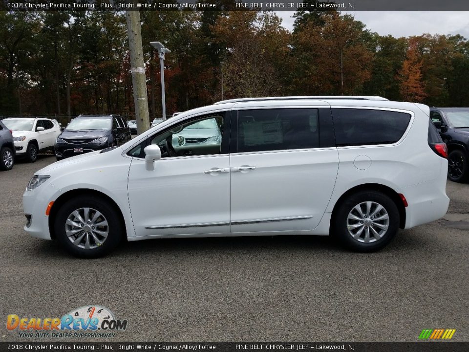 2018 Chrysler Pacifica Touring L Plus Bright White / Cognac/Alloy/Toffee Photo #3